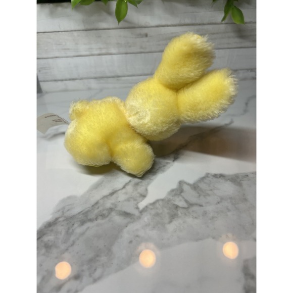 Vintage. Chosun Bunny Plush Soft Toy *Yellow & White Poka Dot - Picture 4 of 6